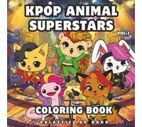 KPOP Animal Superstars Coloring Book: Featuring 40 Original K-POP Inspired Characters And 10 Group Illustrations For Fans Of All Ages (KPOP Animal Superstars Series)