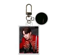 KPOP BOYBAND ATINY AT**Z THE WORLD EP.FIN WILL RED KEYRINGS KPOP MUSIC (JONG HO)