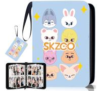 Kpop Card Binder,Stray Cards Binder,SKZ Cute Cartoon Photocard Holder,Stray Binders PhotoCard Holder,Stray Photocard Album 400 Pockets,Merch Gifts for Stay (Blue1)