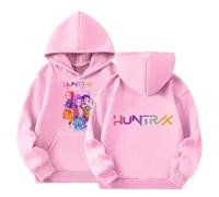 Kpop Costume, Kpop Hoodie Girls Anime Print K Pop Hoodies Vintage Y2k Pullover Sweatshirt Long Sleeve K-pop Hooded Fantasy Animation Film Graphic Hoody Casual Oversized Streetwear Pink