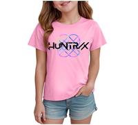 Kpop D-Demon H-Hunters Merch T-Shirt Korea Movie Short Sleeve Cartoon Graphic Casual Crewneck Novelty T Shirts for Kids UK Mira Rumi Zoey Saja Boys