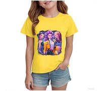 Kpop D-Demon H-Hunters T-Shirt Girls Kids Vintage Y2k Shirt K Pop Demon Hunters Merch Huntrix Huntr/X Hip Hop Streetwear Oversized Fashion Top Graphic T-Shirt for Kids Girls Boys 2025