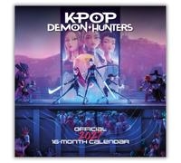 KPop Demon Hunters 2027 Square Wall Calendar Official Licensed Animation Calendar, Monthly Grid Layout, Stylish K-Pop-Inspired Artwork & Characters, Large Square Format, Gift for K-Pop Fans