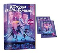 KPOP DEMON HUNTERS Album with 2 Pockets + Free Poster, Departure Pack, Official Netflix Stickers