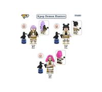 KPOP Demon Hunters Anime Lego Minifigures Figures Super Hero Toys