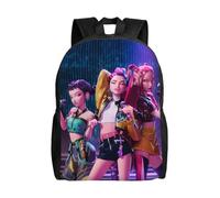 Kpop Demon Hunters Backpack K-pop Demon Hunters School Bags Anime Film Character Prints Backpack Waterproof Portable School Bag Rucksack for Boys Girls Fans B19