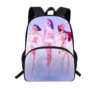 Kpop Demon Hunters Backpack K-pop Demon Hunters School Bags Anime Film Character Prints Backpack Waterproof Portable School Bag Rucksack for Boys Girls Fans A05