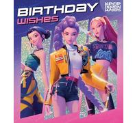 KPOP DEMON HUNTERS BIRTHDAY CARD, BIRTHDAY WISHES CARD FOR KPOP LOVERS