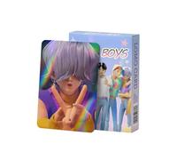 KPop Demon Hunters Cards Anime Huntrix Huntr/X Rumi Mira Zoey Jinun Holographics Cartoon Flash Cards Photocards Birthday Gift for Fans - 30PCS Collectible Set A02