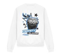 Kpop Demon Hunters Derpy And Sussie Scrapbook Stars Unisex Sweatshirt, White, XX-Large
