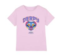 Kpop Demon Hunters - Derpy Collegic Kids T Shirt, Light Pink, 3-4