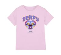 Kpop Demon Hunters - Derpy Collegic Kids T Shirt, Light Pink, 9-11