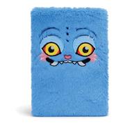 KPop Demon Hunters Derpy Plush A5 Notebook - Blue Soft-Touch Character Journal with Lined Pages - Officially Licensed Merch - K-Pop Stationery Gift for Fans