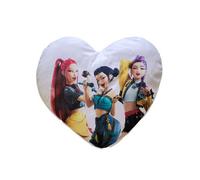Kpop Demon Hunters Heart Shaped Filled Cushion