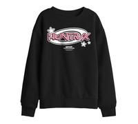 Kpop Demon Hunters Huntrix Circle Logo Kids Sweatshirt, Black, 9-11Y