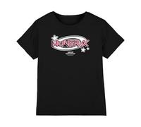 Kpop Demon Hunters Huntrix Circle Logo Kids T Shirt, Black, 7-8Y
