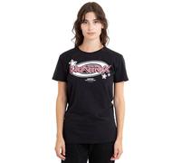 Kpop Demon Hunters Huntrix Circle Logo Ladies T Shirt, Black, Small
