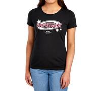 Kpop Demon Hunters Huntrix Circle Logo Womens T Shirt, Black, L