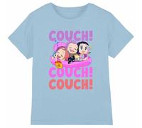 Kpop Demon Hunters - Huntrix Couch Couch Couch Kids T Shirt, Light Blue, 7-8