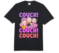Kpop Demon Hunters Huntrix Couch Officially Licensed Comfort Colors Adult Heavyweight T-Shirt