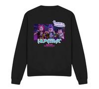 Kpop Demon Hunters Huntrix Eating Ramyeon Unisex Sweatshirt, Black, Medium