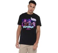 Kpop Demon Hunters Huntrix Eating Ramyeon Unisex T Shirt, Black, Small