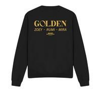 Kpop Demon Hunters Huntrix Golden Names Unisex Sweatshirt, Black, Large