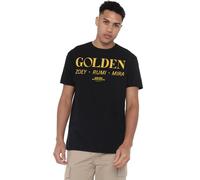 Kpop Demon Hunters Huntrix Golden Names Unisex T Shirt, Black, Small