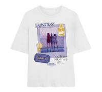 Kpop Demon Hunters Huntrix Golden Tour Ticket Ladies Oversized T Shirt, White, Medium