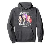 KPop Demon Hunters Huntrix Group Happy Holidays Pullover Hoodie