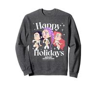 KPop Demon Hunters Huntrix Group Happy Holidays Sweatshirt