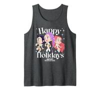 Kpop Demon Hunters Huntrix Group Happy Holidays Tank Top