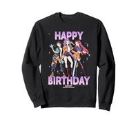 KPop Demon Hunters Huntrix Happy Birthday Gradient Sweatshirt
