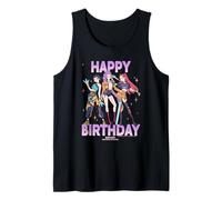 Kpop Demon Hunters Huntrix Happy Birthday Gradient Tank Top