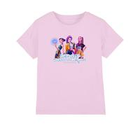 Kpop Demon Hunters - Huntrix Kpop Group Kids T Shirt, Light Pink, 9-11