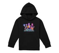 Kpop Demon Hunters Huntrix Kpop Group Youth Kids Boy/Girls Pull-Over Hoodie T Shirt, Black, 9-11