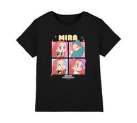 Kpop Demon Hunters - Huntrix Mira Chibi Boxes Kids T Shirt, Black, 5-6