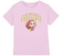 Kpop Demon Hunters - Huntrix Mira Collegic Kids T Shirt, Light Pink, 7-8
