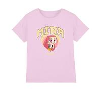 Kpop Demon Hunters - Huntrix Mira Collegic Kids T Shirt, Light Pink, 9-11