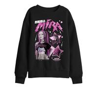 Kpop Demon Hunters Huntrix Mira Popstar Kids Sweatshirt, Black, 9-11
