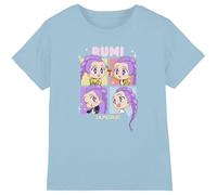 Kpop Demon Hunters - Huntrix Rumi Chibi Boxes Kids T Shirt, Light Blue, 7-8