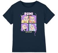 Kpop Demon Hunters - Huntrix Rumi Chibi Boxes Kids T Shirt, Navy, 9-11