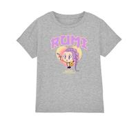 Kpop Demon Hunters - Huntrix Rumi Collegic Kids T Shirt, Heather Grey, 9-11