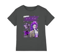 Kpop Demon Hunters Huntrix Rumi Popstar Kids T Shirt, Charcoal, 7-8