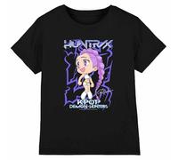 Kpop Demon Hunters - Huntrix Rumi Poster Kids T Shirt, Black, 7-8