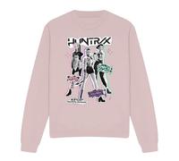 Kpop Demon Hunters Huntrix Scrapbook Poses Unisex Sweatshirt, Pink, XX-Large