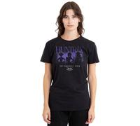 Kpop Demon Hunters Huntrix The Takedown Tour Shadows Ladies T Shirt, Black, X-Large