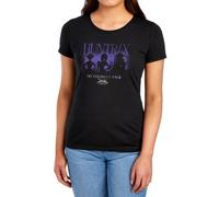 Kpop Demon Hunters Huntrix The Takedown Tour Shadows Womens T Shirt, Black, M