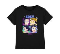 Kpop Demon Hunters - Huntrix Zoey Chibi Boes Kids T Shirt, Black, 5-6