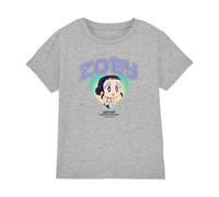 Kpop Demon Hunters - Huntrix Zoey Collegic Kids T Shirt, Heather Grey, 9-11
